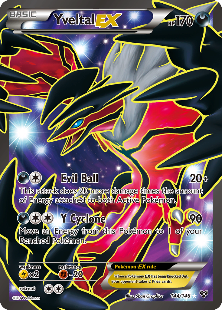 Yveltal EX (144/146) [XY: Base Set] | Card Merchant Takapuna