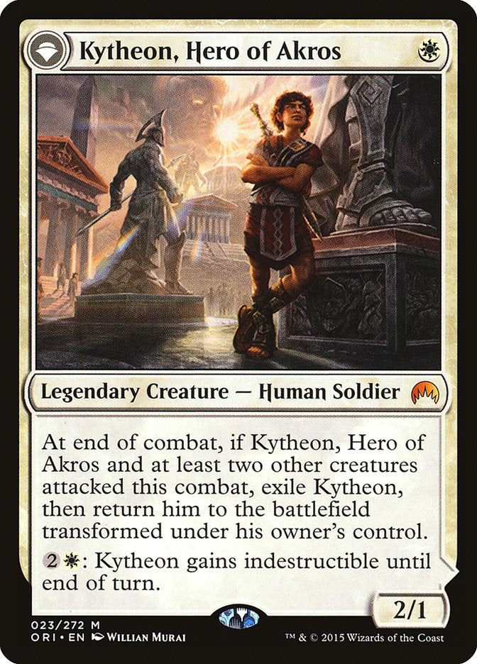 Kytheon, Hero of Akros // Gideon, Battle-Forged [Magic Origins] | Card Merchant Takapuna