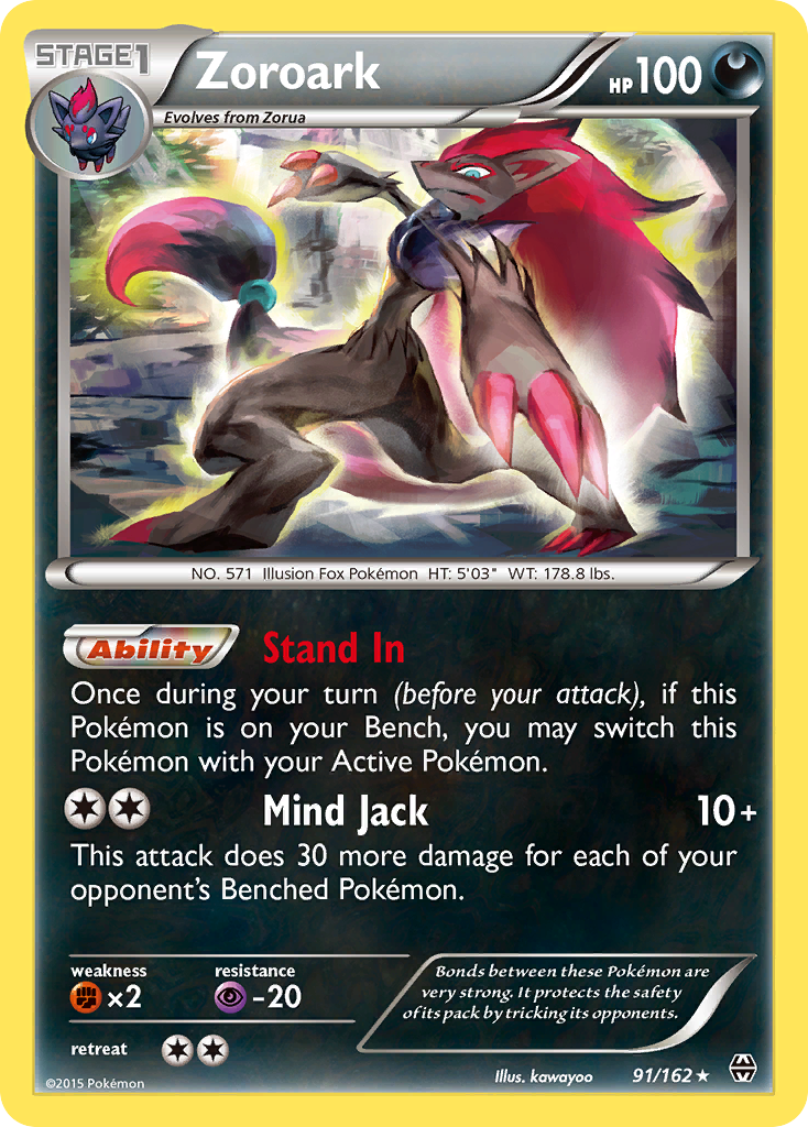 Zoroark (91/162) [XY: BREAKthrough] | Card Merchant Takapuna