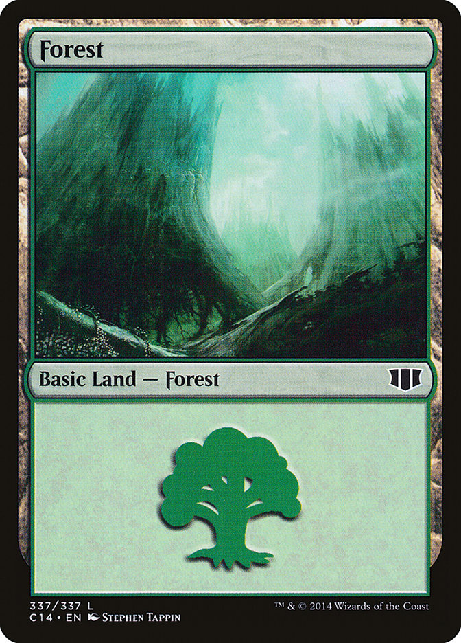 Forest (337) [Commander 2014] | Card Merchant Takapuna