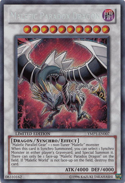 Malefic Paradox Dragon [YMP1-EN007] Secret Rare | Card Merchant Takapuna