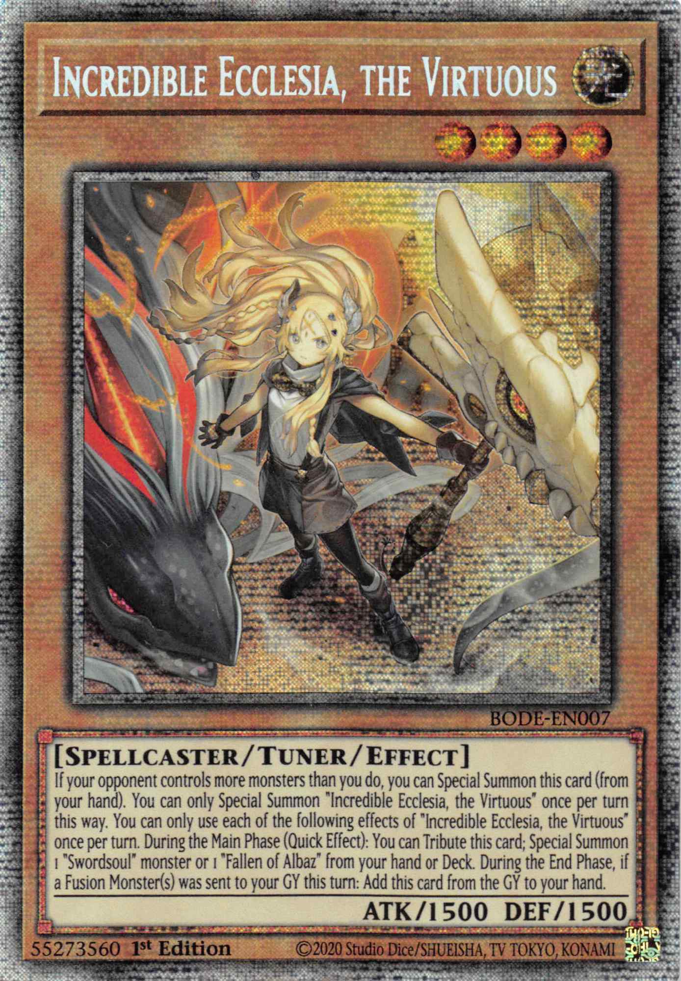 Incredible Ecclesia, the Virtuous [BODE-EN007] Starlight Rare | Card Merchant Takapuna