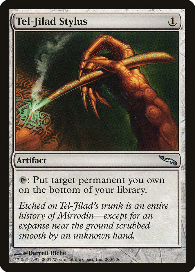 Tel-Jilad Stylus [Mirrodin] | Card Merchant Takapuna