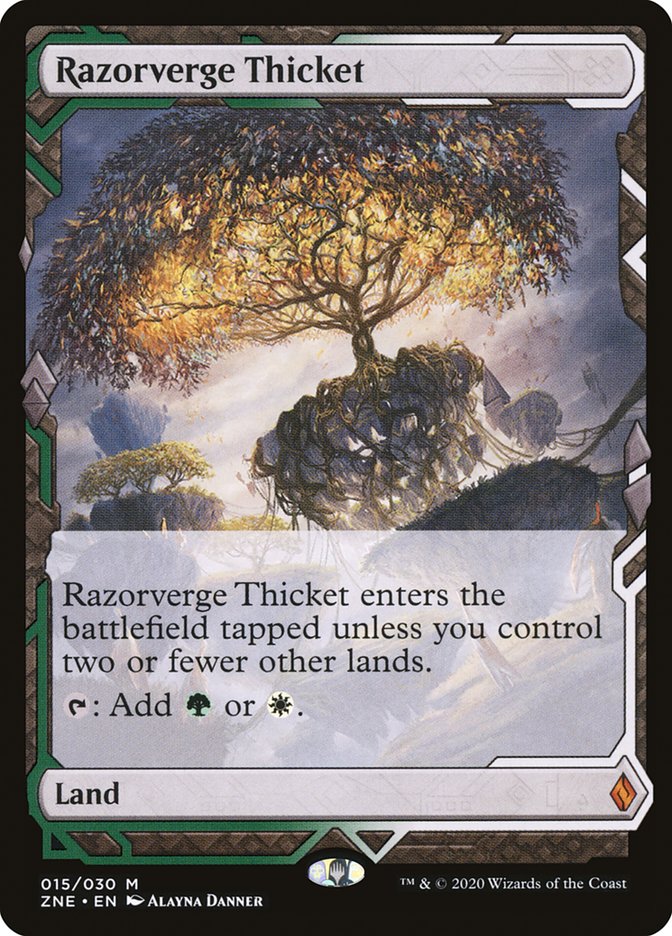 Razorverge Thicket (Expeditions) [Zendikar Rising Expeditions] | Card Merchant Takapuna