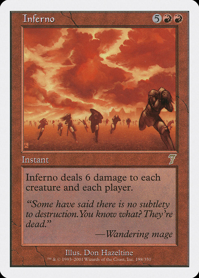 Inferno [Seventh Edition] | Card Merchant Takapuna