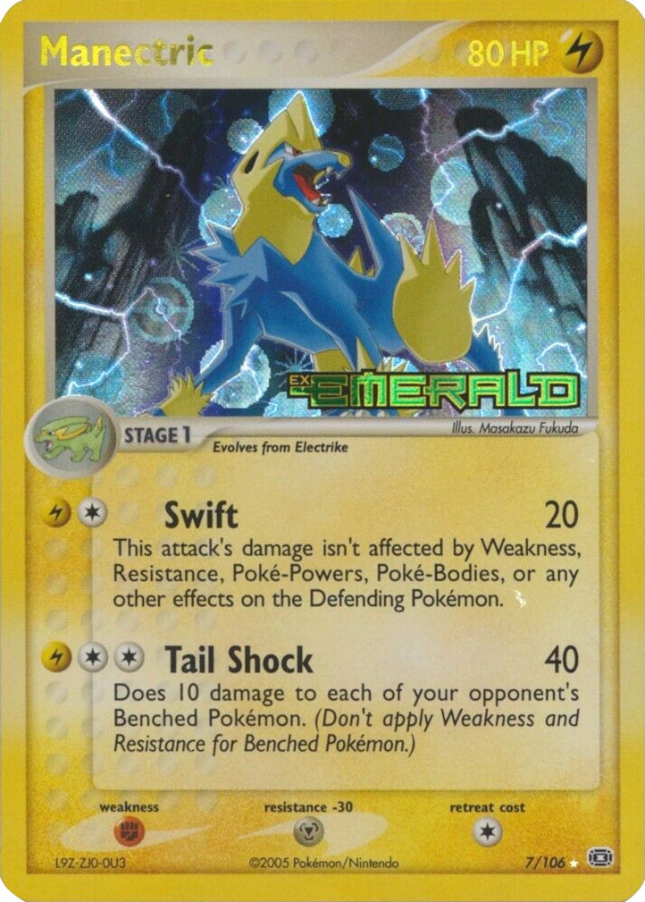 Manectric (7/106) (Stamped) [EX: Emerald] | Card Merchant Takapuna