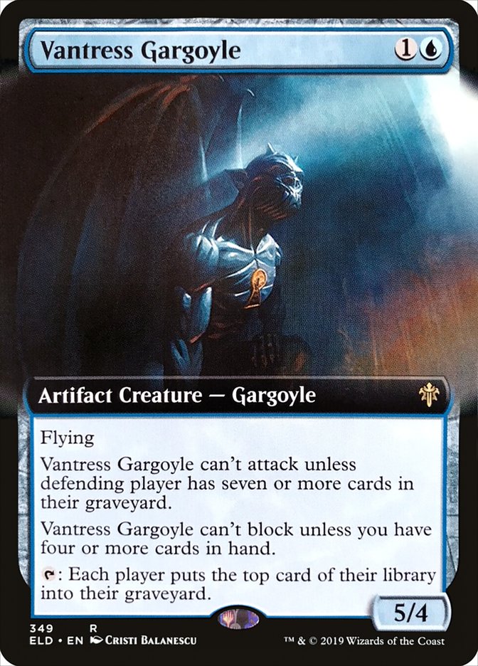 Vantress Gargoyle (Extended Art) [Throne of Eldraine] | Card Merchant Takapuna