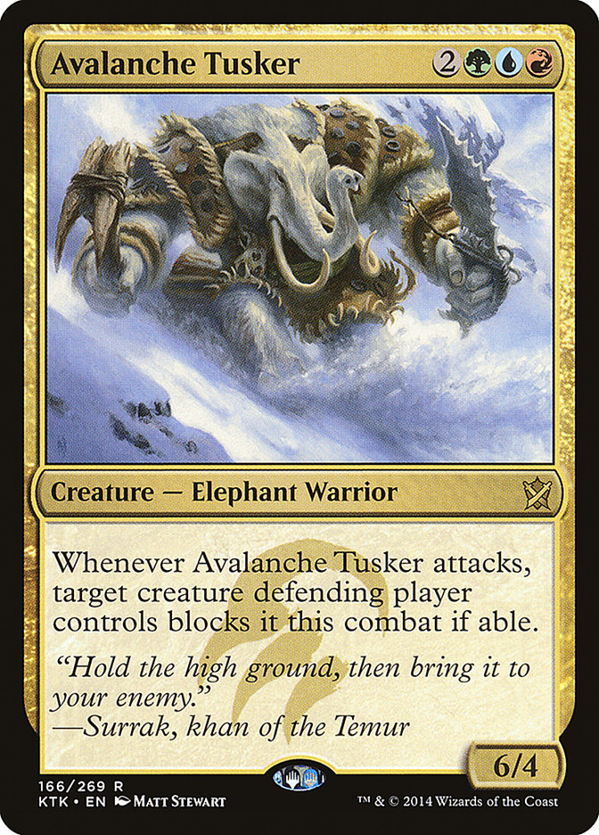 Avalanche Tusker [Khans of Tarkir] | Card Merchant Takapuna