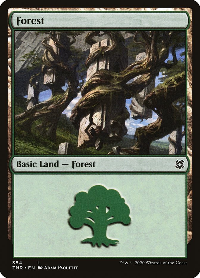 Forest (384) [Zendikar Rising] | Card Merchant Takapuna