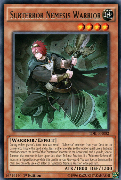 Subterror Nemesis Warrior [TDIL-EN082] Rare | Card Merchant Takapuna