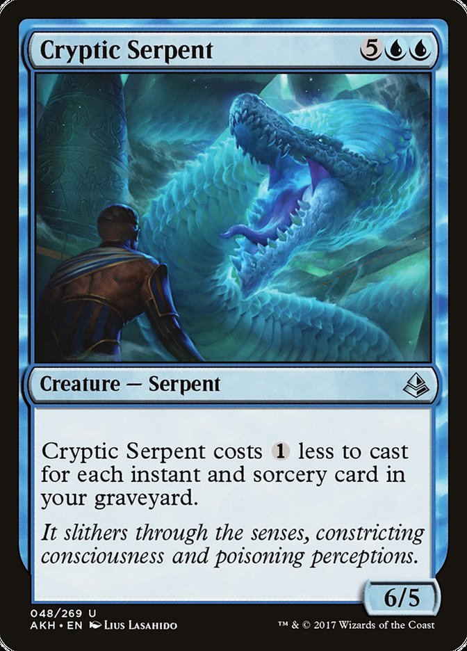 Cryptic Serpent [Amonkhet] | Card Merchant Takapuna