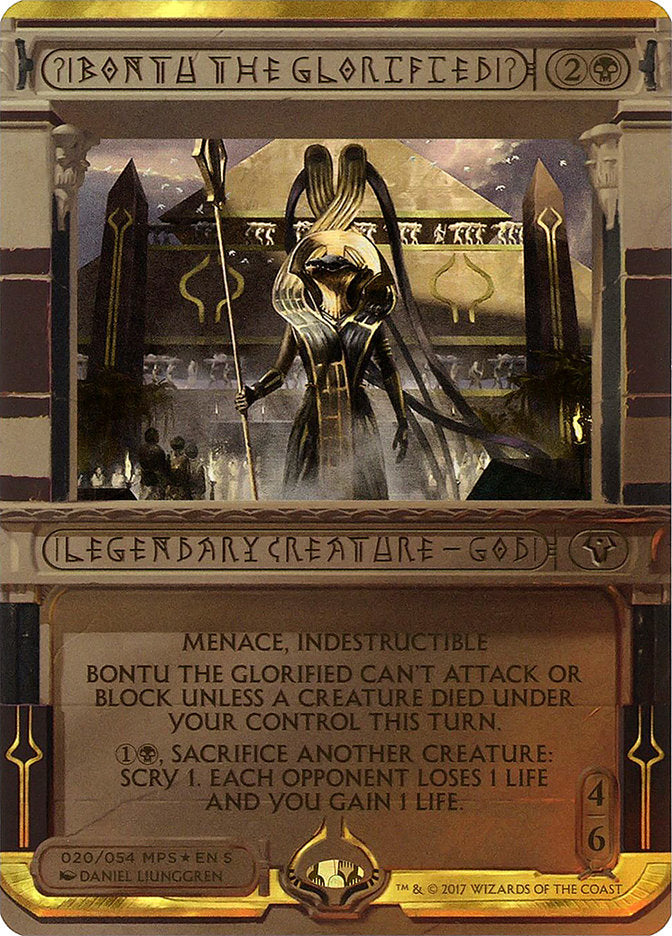 Bontu the Glorified (Invocation) [Amonkhet Invocations] | Card Merchant Takapuna