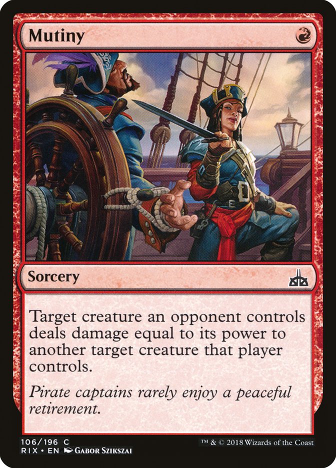 Mutiny [Rivals of Ixalan] | Card Merchant Takapuna