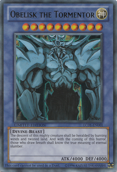 Obelisk the Tormentor [LC01-EN001] Ultra Rare | Card Merchant Takapuna