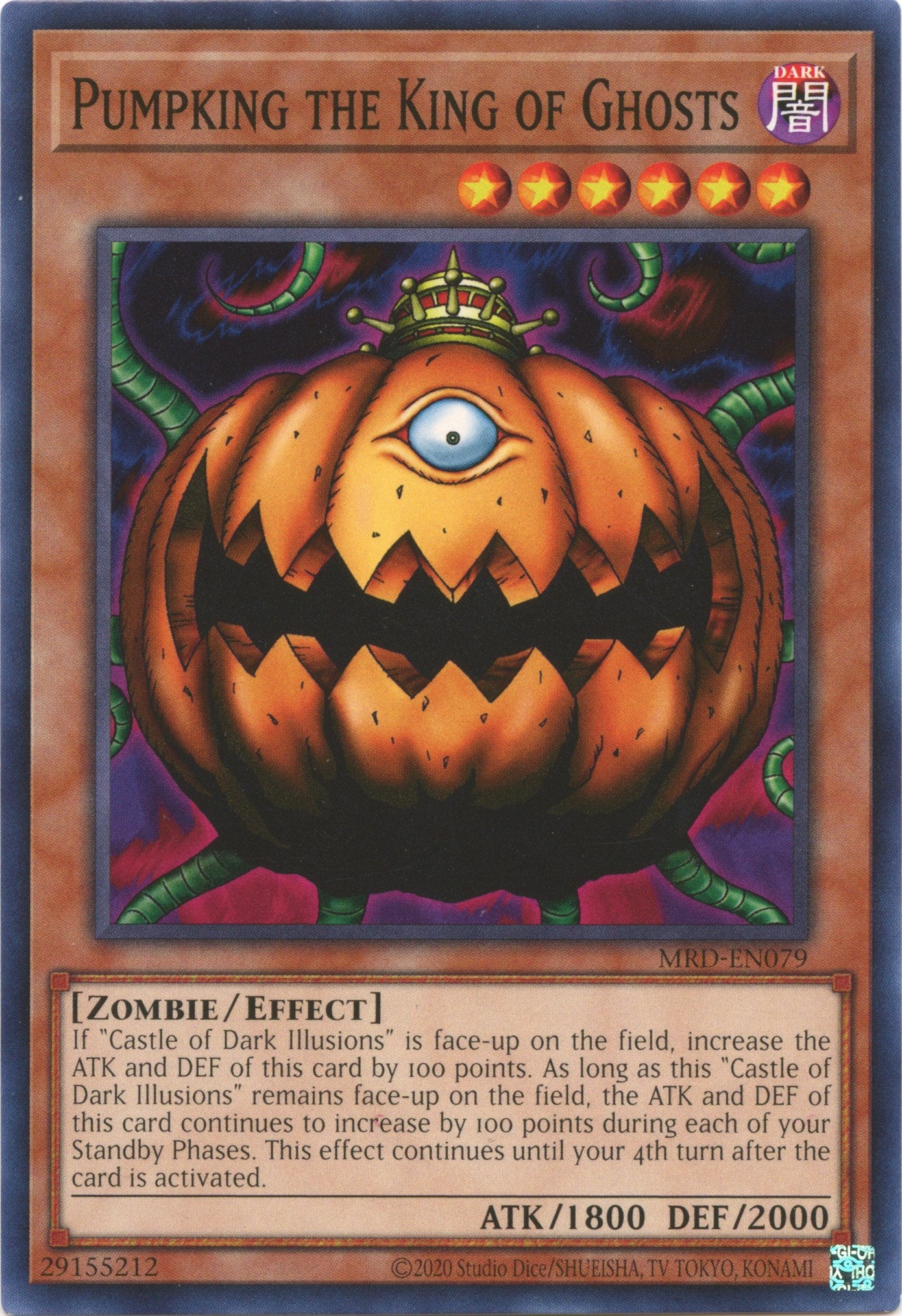 Pumpking the King of Ghosts (25th Anniversary) [MRD-EN079] Common | Card Merchant Takapuna