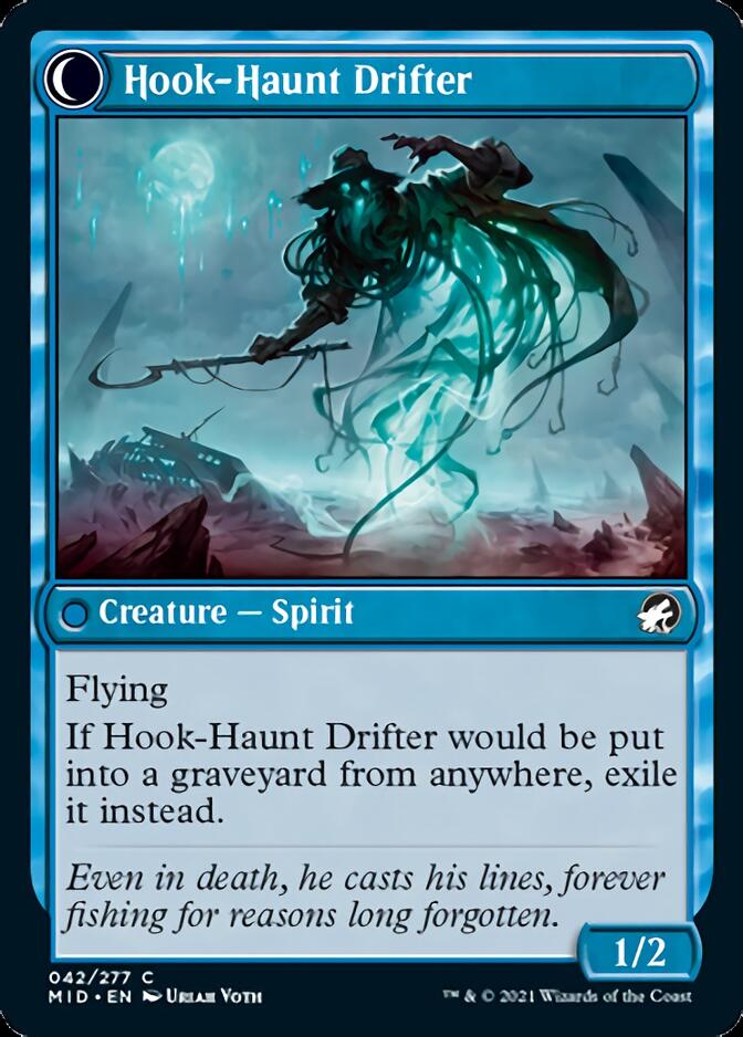 Baithook Angler // Hook-Haunt Drifter [Innistrad: Midnight Hunt] | Card Merchant Takapuna