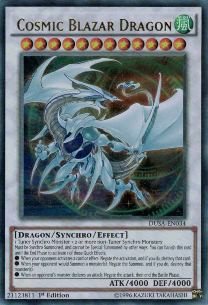 Cosmic Blazar Dragon [DUSA-EN034] Ultra Rare | Card Merchant Takapuna