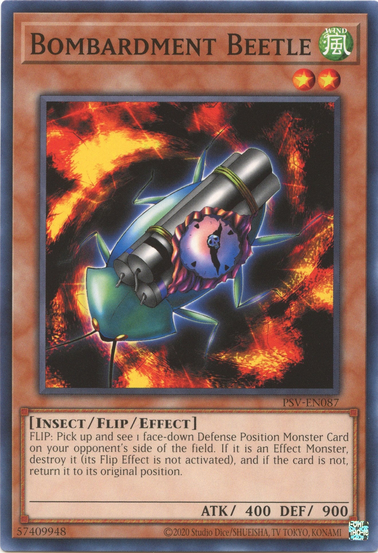 Bombardment Beetle (25th Anniversary) [PSV-EN087] Common | Card Merchant Takapuna