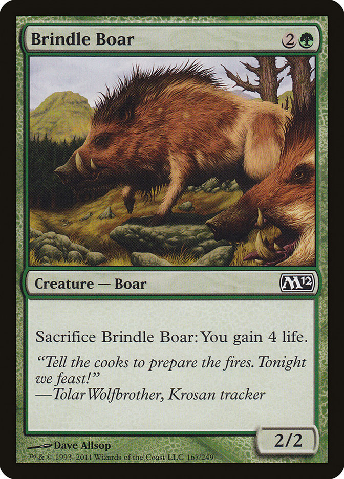 Brindle Boar [Magic 2012] | Card Merchant Takapuna