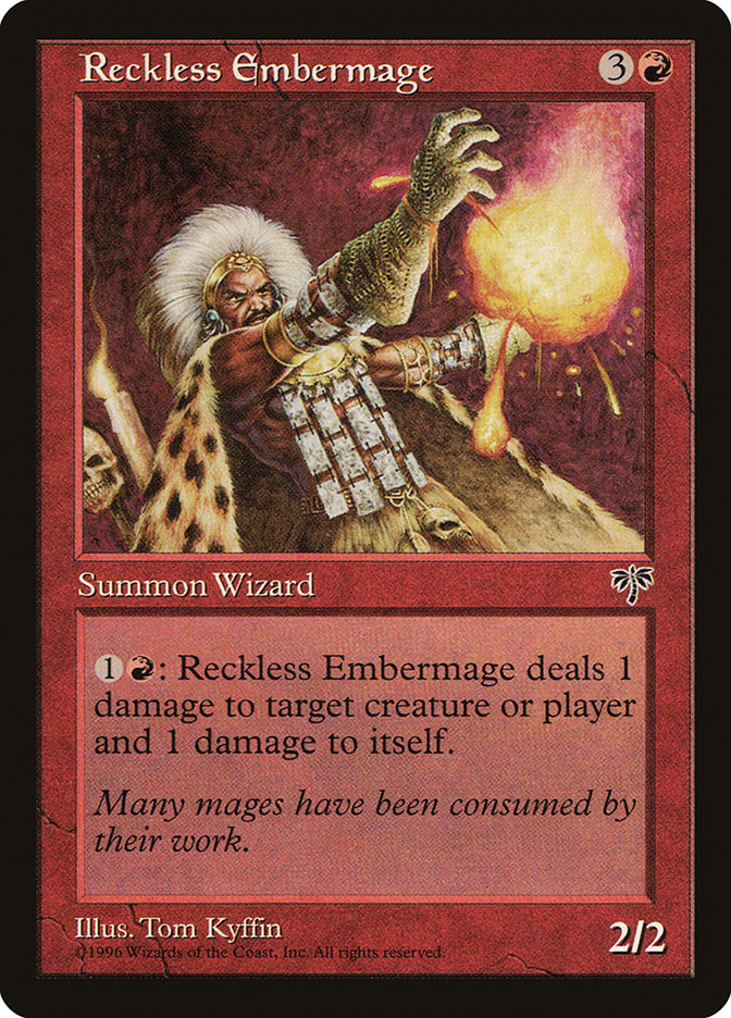 Reckless Embermage [Mirage] | Card Merchant Takapuna