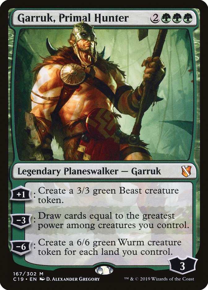 Garruk, Primal Hunter [Commander 2019] | Card Merchant Takapuna