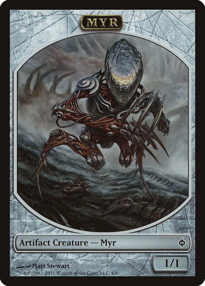 Myr Token [New Phyrexia Tokens] | Card Merchant Takapuna