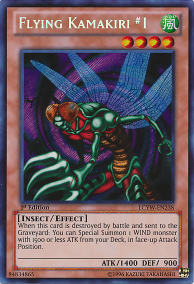 Flying Kamakiri #1 [LCYW-EN238] Secret Rare | Card Merchant Takapuna