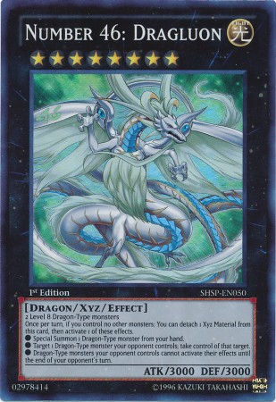 Number 46: Dragluon [SHSP-EN050] Super Rare | Card Merchant Takapuna