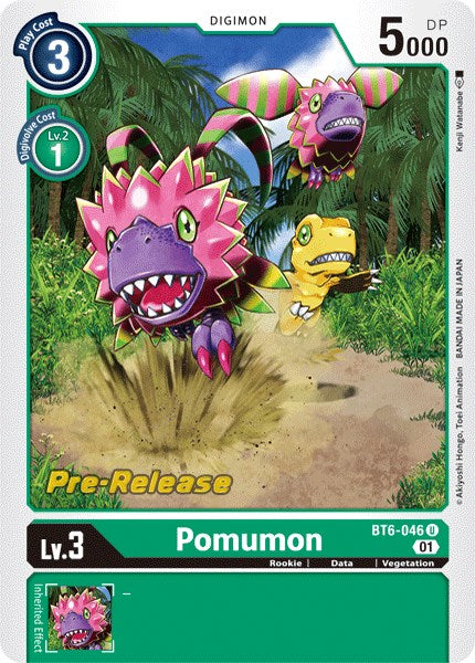 Pomumon [BT6-046] [Double Diamond Pre-Release Cards] | Card Merchant Takapuna