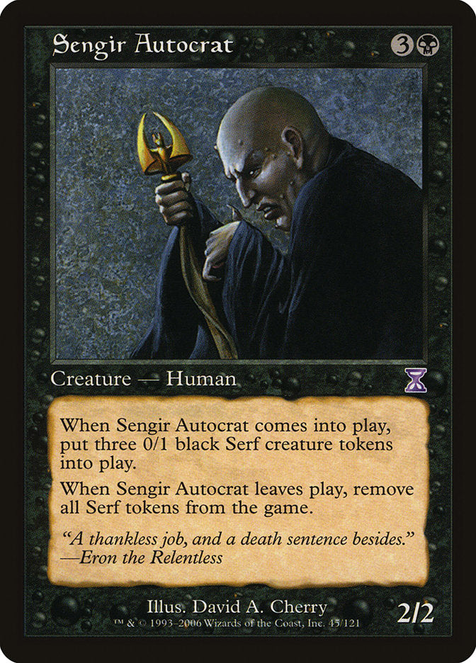 Sengir Autocrat [Time Spiral Timeshifted] | Card Merchant Takapuna