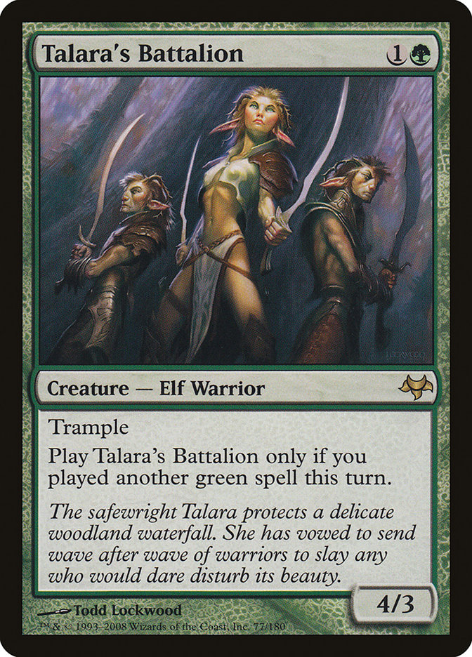 Talara's Battalion [Eventide] | Card Merchant Takapuna