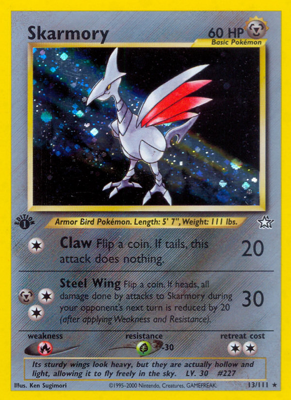 Skarmory (13/111) [Neo Genesis 1st Edition] | Card Merchant Takapuna