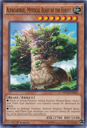 Alpacaribou, Mystical Beast of the Forest [MP14-EN244] Common | Card Merchant Takapuna