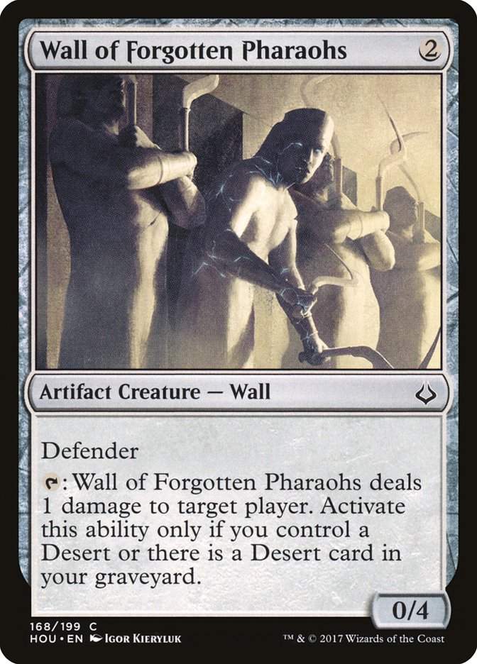 Wall of Forgotten Pharaohs [Hour of Devastation] | Card Merchant Takapuna