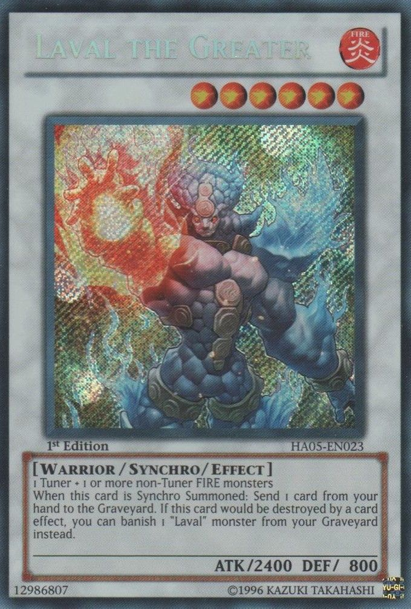 Laval the Greater [HA05-EN023] Secret Rare | Card Merchant Takapuna