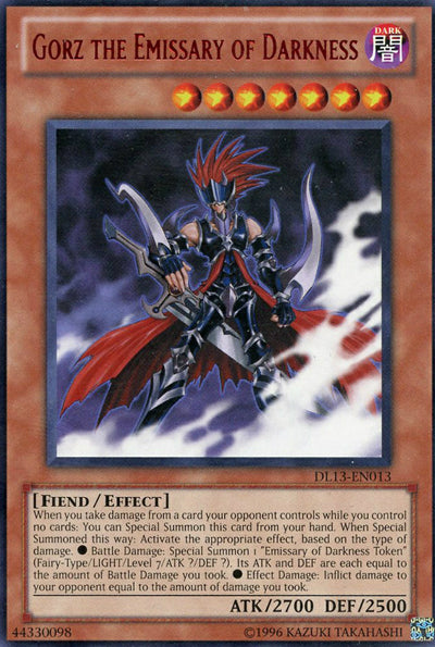 Gorz the Emissary of Darkness (Red) [DL13-EN013] Rare | Card Merchant Takapuna