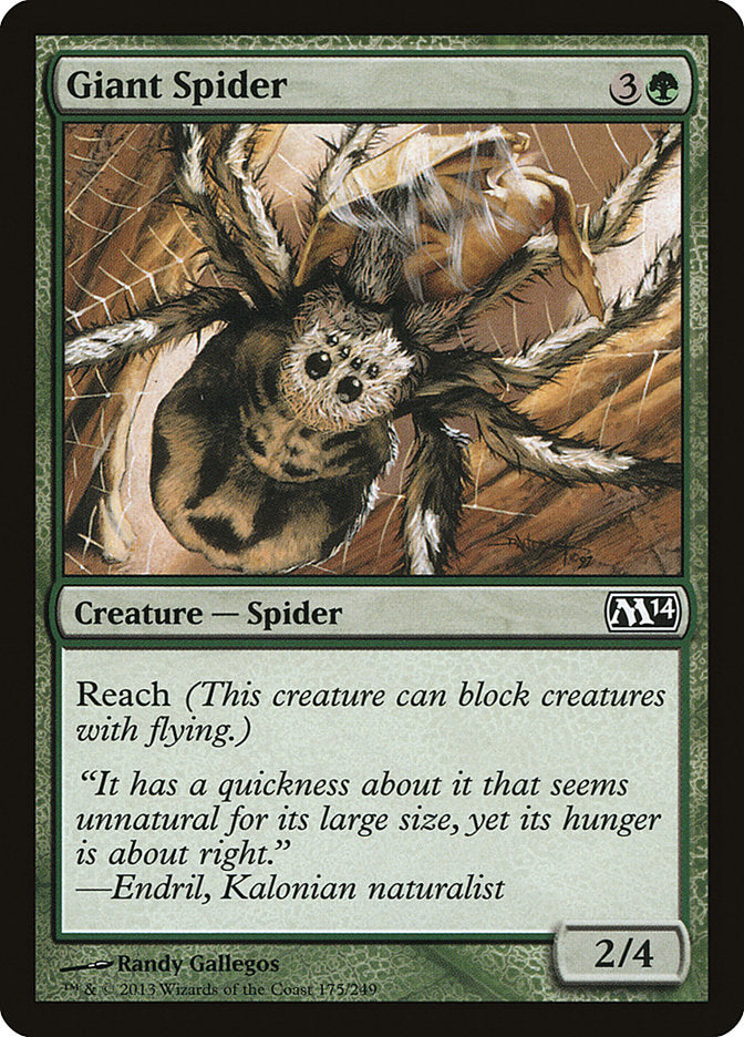 Giant Spider [Magic 2014] | Card Merchant Takapuna