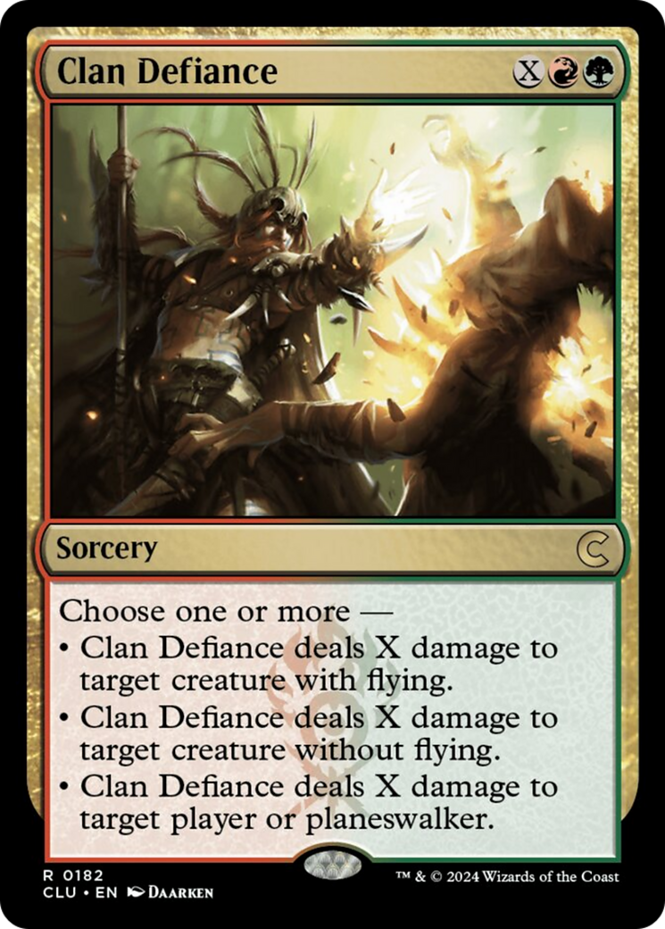 Clan Defiance [Ravnica: Clue Edition] | Card Merchant Takapuna