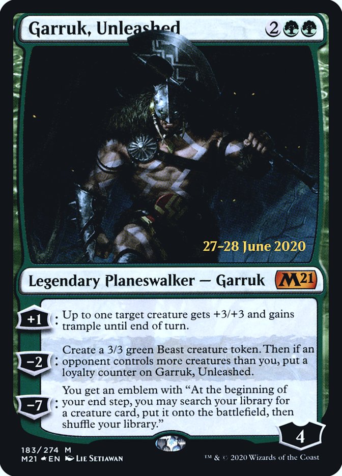 Garruk, Unleashed [Core Set 2021 Prerelease Promos] | Card Merchant Takapuna