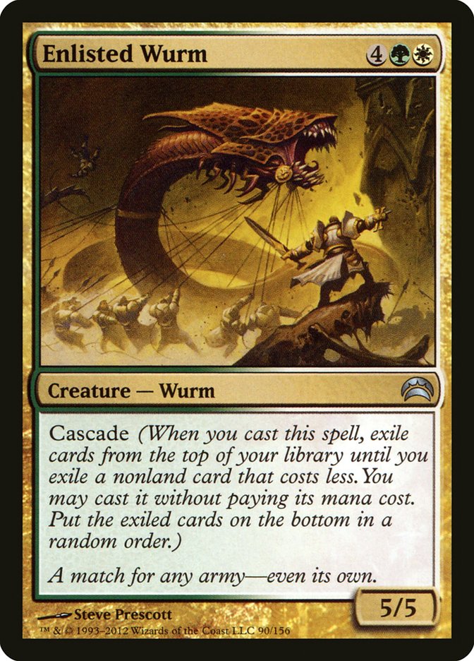 Enlisted Wurm [Planechase 2012] | Card Merchant Takapuna