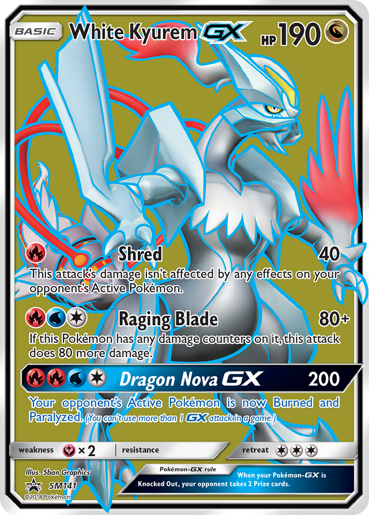 White Kyurem GX (SM141) [Sun & Moon: Black Star Promos] | Card Merchant Takapuna