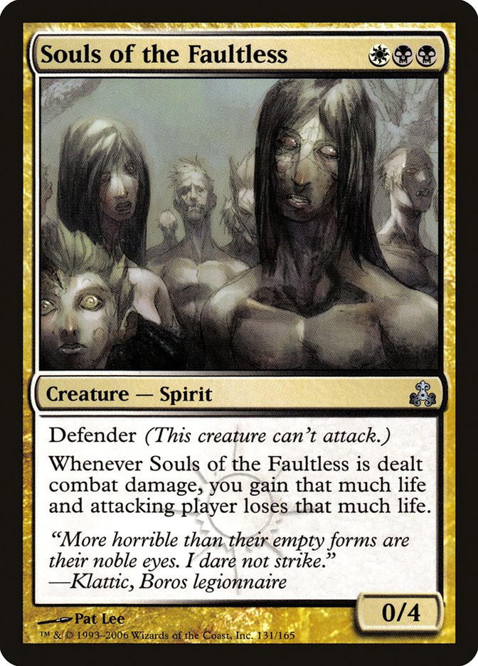 Souls of the Faultless [Guildpact] | Card Merchant Takapuna