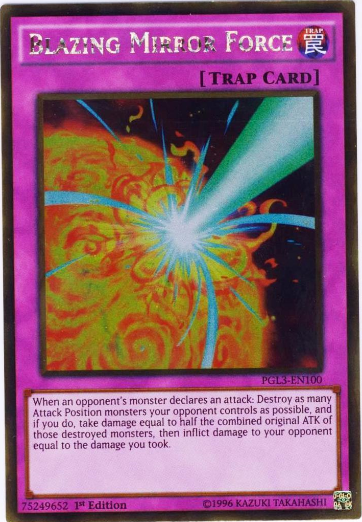 Blazing Mirror Force [PGL3-EN100] Gold Rare | Card Merchant Takapuna