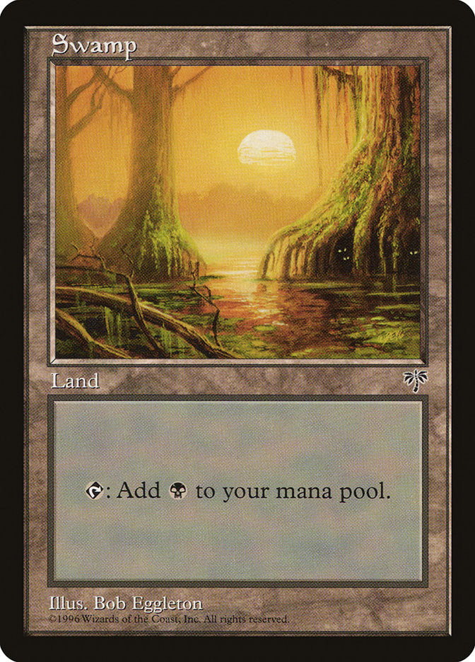 Swamp (Sunset) [Mirage] | Card Merchant Takapuna