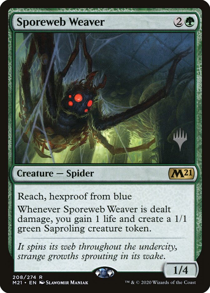 Sporeweb Weaver (Promo Pack) [Core Set 2021 Promos] | Card Merchant Takapuna