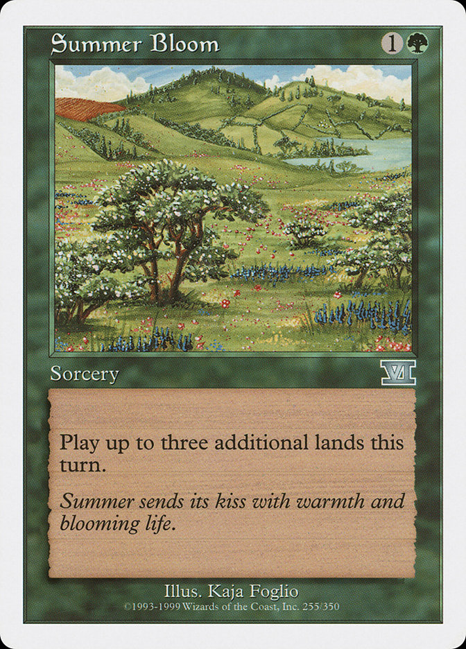 Summer Bloom [Classic Sixth Edition] | Card Merchant Takapuna