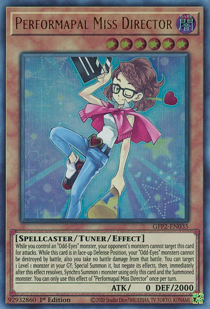 Performapal Miss Director [GFP2-EN035] Ultra Rare | Card Merchant Takapuna