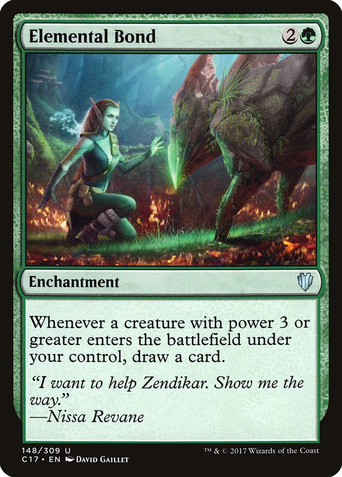 Elemental Bond [Commander 2017] | Card Merchant Takapuna