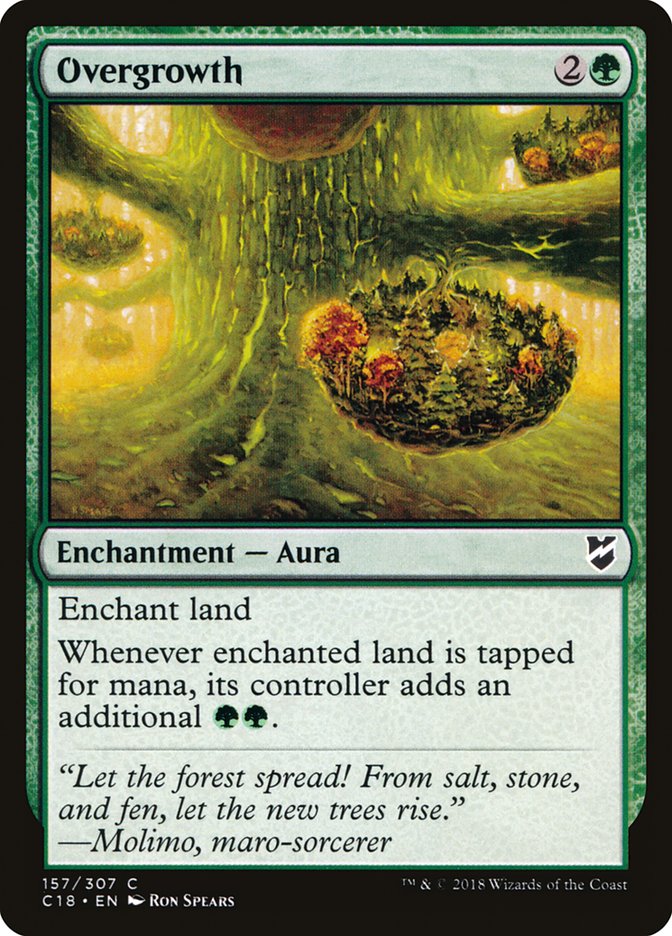 Overgrowth [Commander 2018] | Card Merchant Takapuna