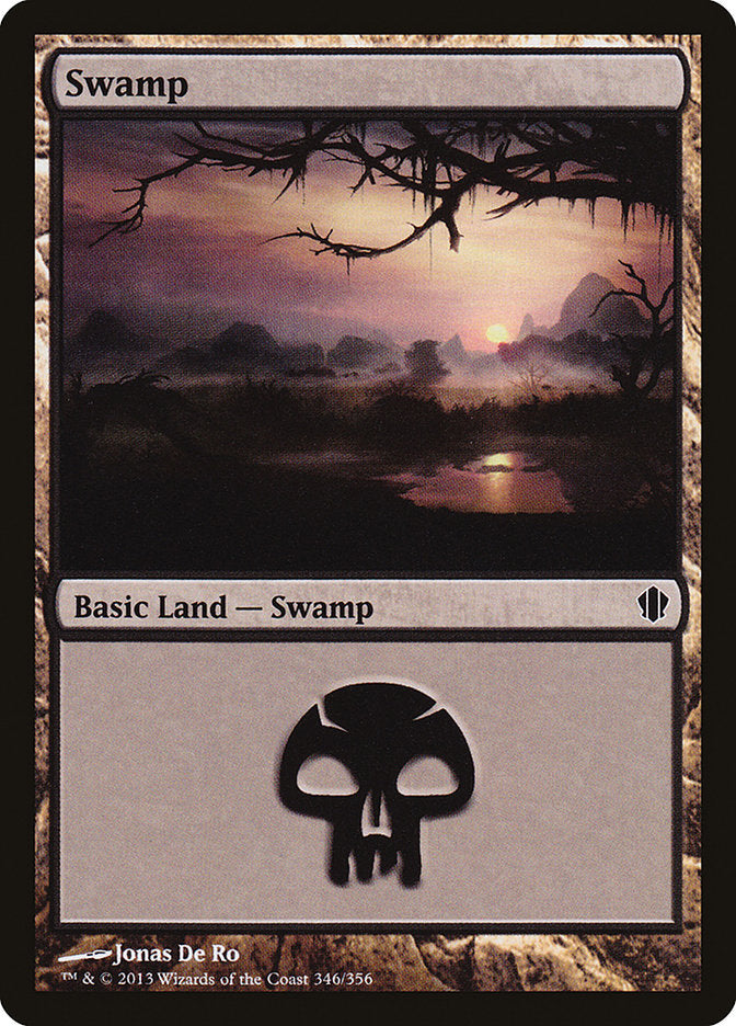 Swamp (346) [Commander 2013] | Card Merchant Takapuna